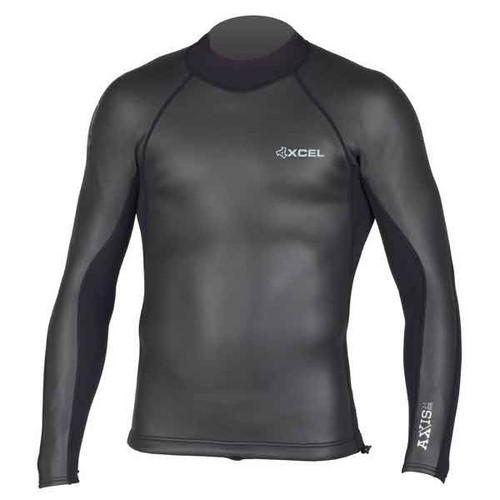 Xcel Axis Smooth Skin Back Zip 2:1mm Long Sleeve Wetsuit Vest | Black Xcel Axis Smooth Skin Back Zip 2:1mm Long Sleeve Wetsuit Vest | Black