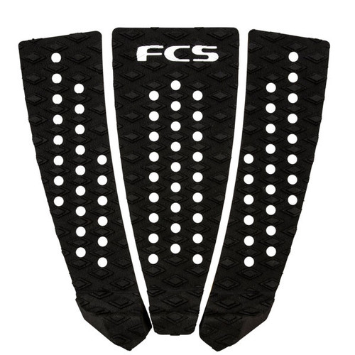 FCS | C-3 Tail Pad | Black | Surfboard Traction | Deck Grip | Stomp Pad 