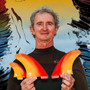 FCSII MR Twin + Stabilizer 3 Fin Set | Mark Richards | Sunset Swirl | Retro | Fish | Performance Core | FCS 2