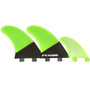 FCS MR Twin + Stabilizer Fluro 3 Fin Set | Mark Richards | Retro | Fish | Performance Core | Twin Tab FCS