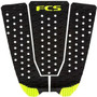 Kolohe Andino FCS Tail Pad | Surfboard Traction | Deck Grip | Black/Yellow | FCSII