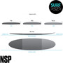 The Magnet Surfboard | Mid Length | Mini Mal | NSP | Fibreglass Funboard