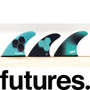 Futures Fins | AM1 Honeycomb | Al Merrick Template | Smaller Centre Fin