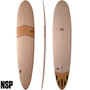 NSP Surfboards | Longboard Nature Flex Pro-9 | 4 + 1 Fin Setup | Intermediate To Expert Performance Longboard | Malibu