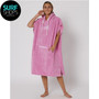 Ocean and Earth | Ladies Musk Pink Hooded Beach Towel Surf Poncho | Womens | Ocean and Earth