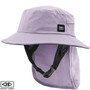 Indo Stiff Peak Surf Hat | Pale Lilac | Sun Protection For Surfing | Ocean and Earth