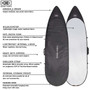 Ocean and Earth | COR_X  Fish / Hybrid Day Cover | Surfboard Cover | Board Bag | Protect Surfboard