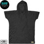 Ocean and Earth | Dull Black V Neck |  Ladies Poncho | Hooded Towel Poncho | Lightweight  Ocean and Earth | Dull Black V Neck |  Ladies Poncho | Hooded Towel Poncho | Lightweight