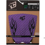 Creatures of Leisure | Griffin Colapinto Lite Tail Pad | Punk Purple Black Flames | Surfing Deck Grip | Surf board Traction Pad Creatures of Leisure | Griffin Colapinto Lite Tail Pad | Punk Purple Black Flames | Surfing Deck Grip | Surf board Traction Pad