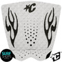 Copy of Creatures of Leisure | Griffin Colapinto Lite Tail Pad | Bone Black Flames | Surfing Deck Grip | Surf board Traction Pad Copy of Creatures of Leisure | Griffin Colapinto Lite Tail Pad | Bone Black Flames | Surfing Deck Grip | Surf board Traction Pad