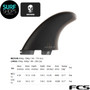 FCSII Christenson | Thruster (3) Fin Set | Performance Glass | Shaper Series FCS Surfing Fins | 