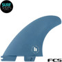 FCSII Skindog Slate Side Byte (2) Fin Set | Side Bites | Performance Core | Longboard or Quad Rear Fin Setup