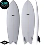 NSP | Double Vision Twin Fin Fish | Elements Epoxy | Twin Fin Setup | Fast Responsive Drive