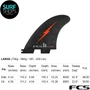 FCSII | Nathan Florence Big Wave Thruster Fin Set | 3 Fin Set | Unique Low Drag Design