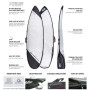 Longboard Aircon 10mm | Longboard Cover | Padded Mal Board Bag | Ocean and Earth | Top of the Range