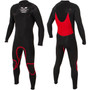 Free-Flex Wetsuit Steamer 3:2mm | Chest Zip | Full Surfing Wetsuit | Ocean and Earth | Mens
