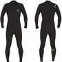 Xcel Comp Steamer 3:2mm | X2 Chest Zip | Black/Yellow | Full Surfing Wetsuit