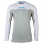 Storm Snug Fit Long Sleeve UV  Padded Rashguard | White