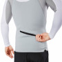 Storm Snug Fit Long Sleeve Hooded UV  Padded Rashguard | White