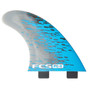 FCS PC-5 Medium | Thruster 3 Fin Set | Performance Core | Twin Tab