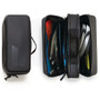 FCS | Surfboard Fin Case 8 Sets |  Black | Surf Fin Wallet | Surf Travel Essentials |