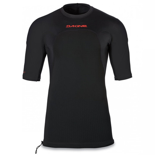 Buy Dakine Storm Snug Fit Short Sleeve Black UV Padded Rashguard Online
