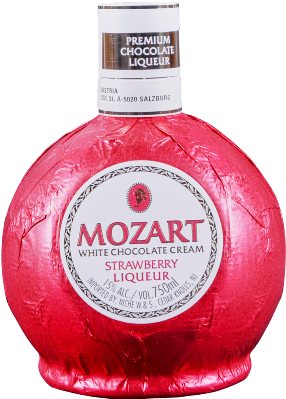 Cream 750ml Mozart Strawberry Chocolate