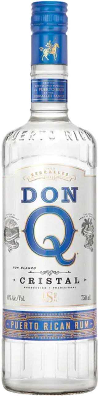 Don Q Cristal Rum 750ml (80 Proof) – BevMo!