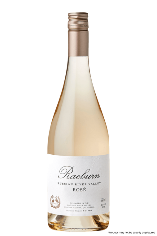 Type: Rose Wine

Varietal: Red Blend

Region: Russian River Valley, CA

Country: USA

Size: 750ml

ABV: 13.5%

Notes: Raeburn RRV Rose 2018 66% Zinfandel, 26% Pinot Noir, and 8% Grenache crafted in a Provençal style, and fermented in stainless steel tanks. Light rose in color, Raeburn Russian River Valley Rosé begins with light floral and raspberry aromas. The palate is marked with lush flavors of strawberry and guava followed with a luxurious yet light finish.
