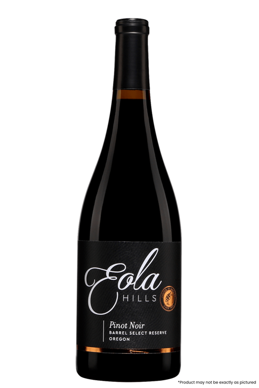 Type: Red Wine

Varietal: Pinot Noir

Region: Oregon

Country: USA

Size: 750ml

ABV: 14.5%

Notes: The mild, maritime climate of Oregon's Eola Hills with its well-drained soils creates ideal growing conditions for the Pinot Noir grape. The estate creates this cuvée from the most rigorous plot selection and vinifie the grapes separately in barrels carefully sorted for their specific characteristic. In the end, the blend displays an exuberance and richness with notes of chocolate, cherry, prune, clove, and wood.