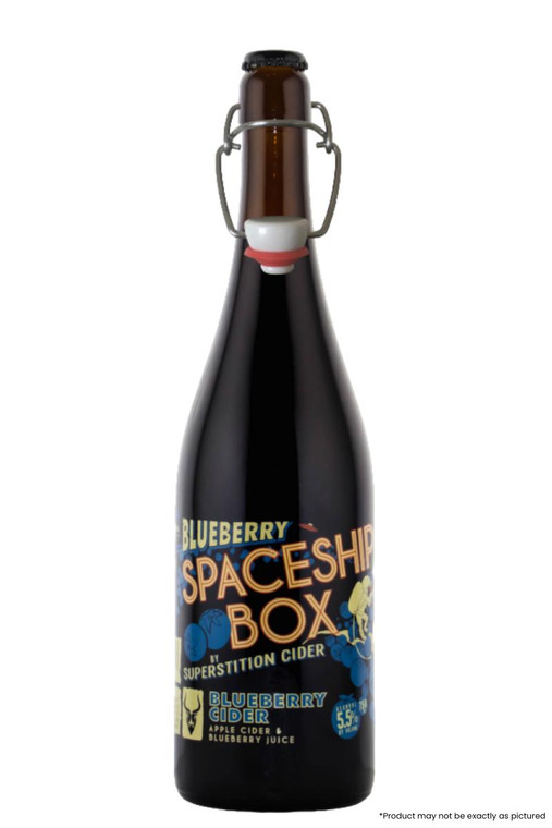 Superstition Meadery Blueberry Spaceship Box Cider 750ml