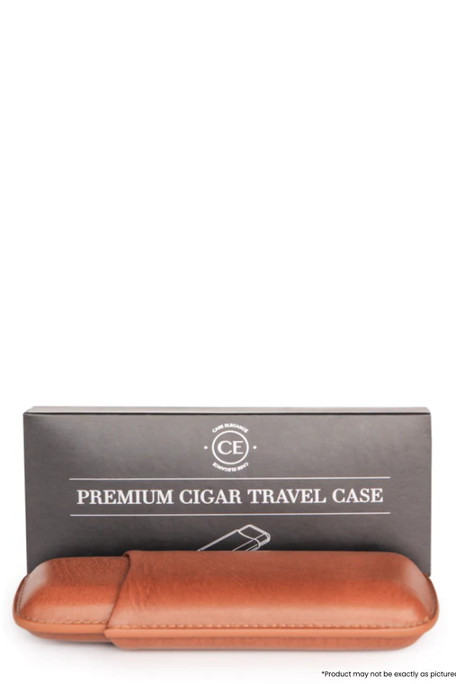 Posh Cigar Travel 
This semi-hard shell travel case has a low profile and is lightweight, making it ideal for transporting your cigars. The luxurious chestnut finish will fit perfectly in any of the Klaro humidor drawers.