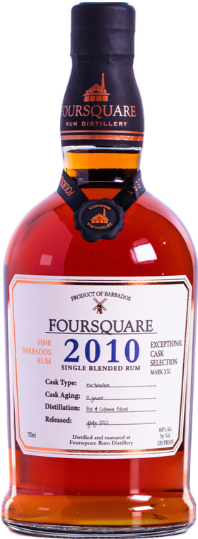 Foursquare 2010 12YR Rum 750ml