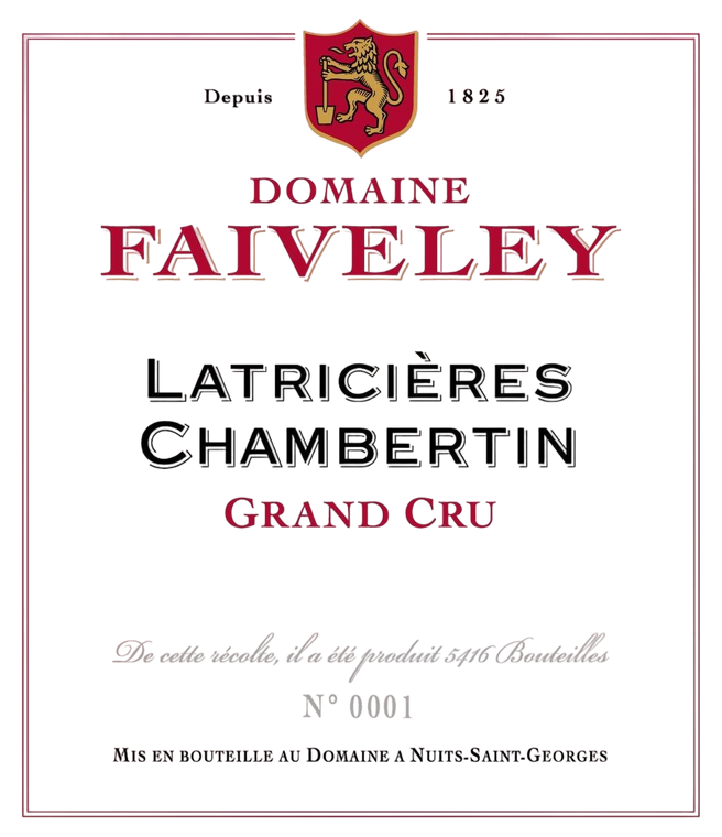 Domaine Faiveley Latricieres Chambertin 2019 750ml