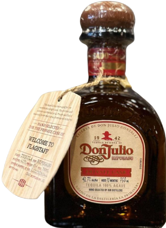 Don Julio " Welcome To Flagstaff" Private Cask Reposado 750ml