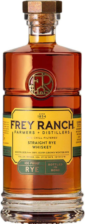 Frey Ranch Bottled in Bond Rye Whiskey 750ml