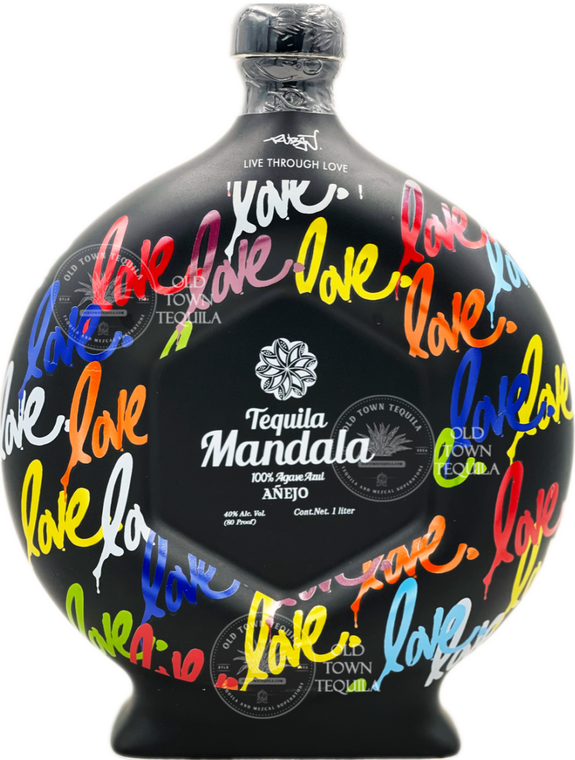 Mandala Tequila Anejo Love Bottle 1L