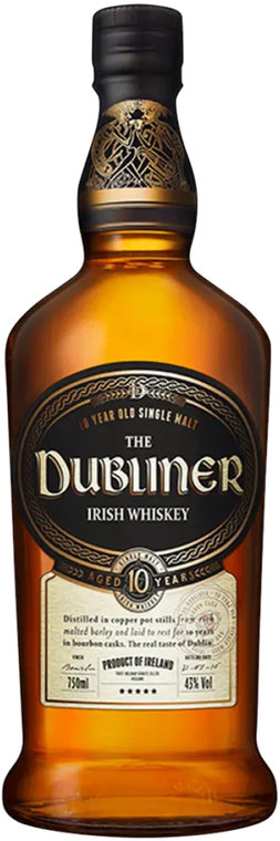 Dubliner 10YR Irish Whiskey 750ml