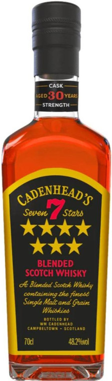 Cadenheads 7 Star 30YR Blended Cask Strength Scotch 750ml