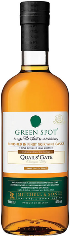 Green Spot Quail's Gate Irish Whiskey 750ml