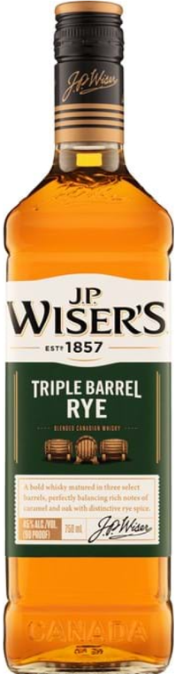 JP Wisers Canadian Rye 750ml