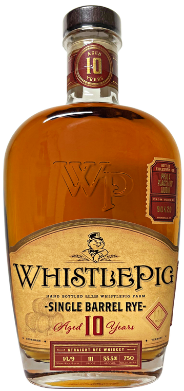 WhistlePig 10YR PPLD Single Barrel Select Rye 750ml