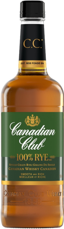 Canadian Club 100% Rye Whisky 750ml