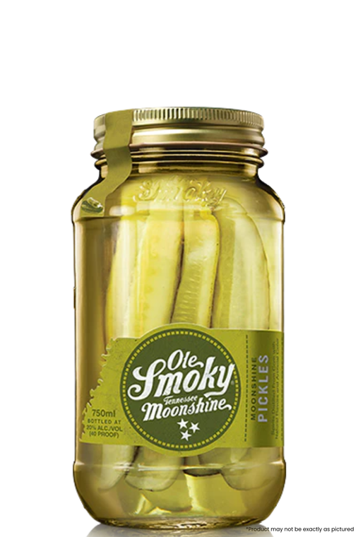 Type: Moonshine

Country: USA

Region: Tennessee

Size: 750ml

ABV: 20% 

Notes: There's not a Bloody Mary in the world that can’t be improved by a little bit of dill pickle. That’s why we created Moonshine Pickles, perfect dill pickles, pickled in our moonshine. Firm, crunchy and dill-icious, you can munch on it and then have a dill pickle shot to follow.