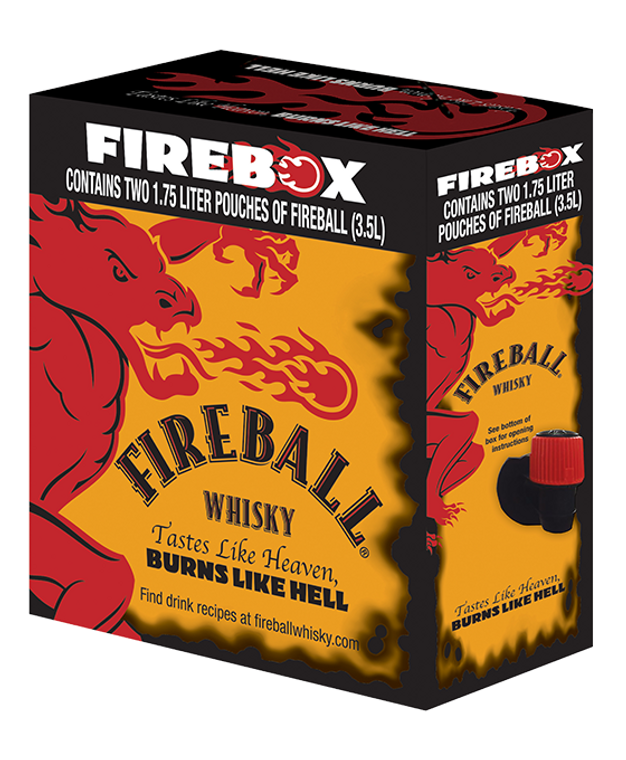 Fireball Box 3.5L (2 1.75L Pouches)