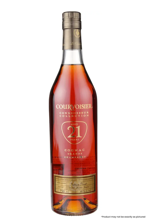 Type: Brandy
Region: Cognac Grande Champagne
Country: France
Size: 750ml
ABV: 40%

Notes: This cognac contains the finest eaux-de-vie from the Grande Champagne cru, the most exclusive in the Cognac region, that have been aged in our warehouses for over two decades in hand selected Tronçais oak barrels. 21 years is the perfect time for these specific eaux-de-vie to develop their full richness and heightened aromatic style. On the nose, the first notes are dried hazelnut, dried apricots and figs, followed slowly by notes of cocoa, honey and smooth spices like white pepper and coriander.