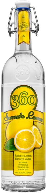 360 Sorrento Lemon Vodka 750ml