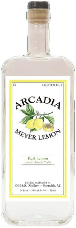 Arcadia/OHSO Meyer Lemon Vodka  750ml