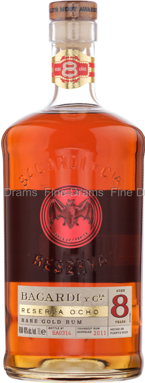 Bacardi 8 YR Rum 1 Liter