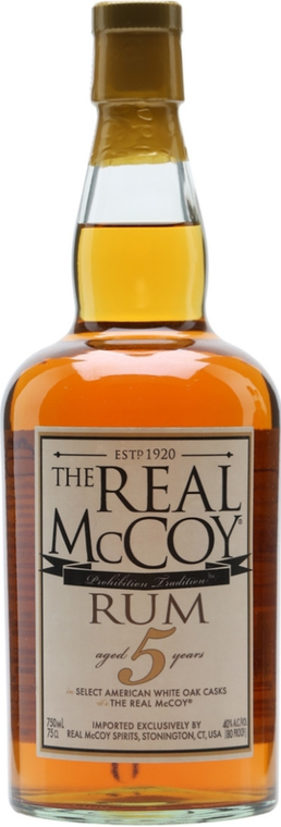 The Real McCoy 5YR Rum 750ml